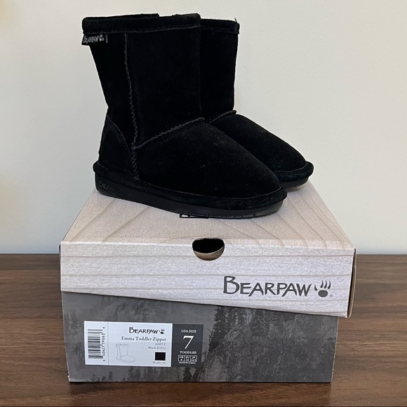 🎀 BEARPAW Emma Side-Zip Suede Boots • 7M - Picture 3 of 5